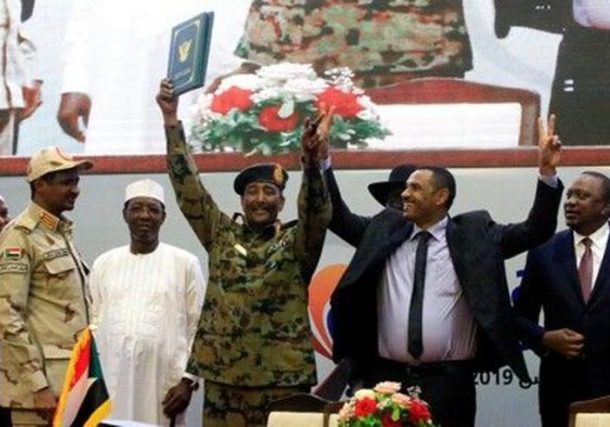 Signing of Transtional constituional Document
