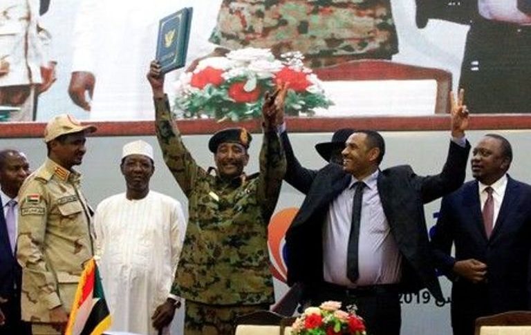 Signing of Transtional constituional Document