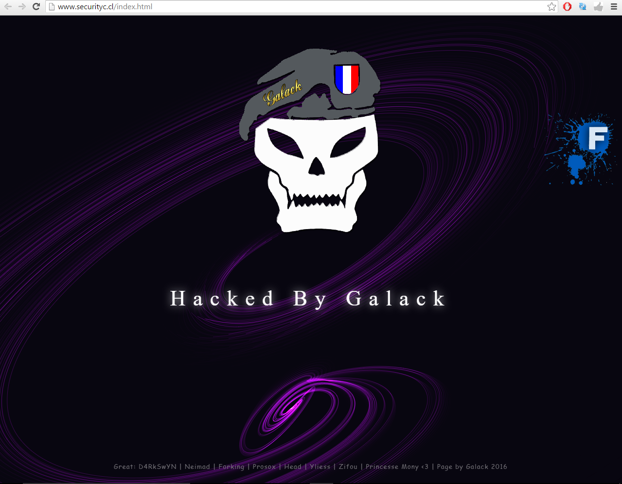 Hacked by Galack - French Hacker