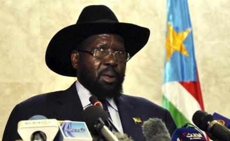 سلفا كير رئيس جنوب السودان في صورة تعود الى نوفمبر 2015 (رويترز)