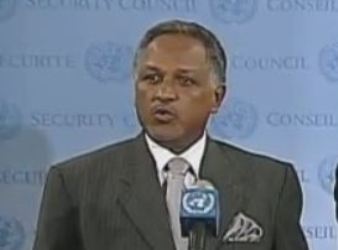 مندوب السودان فى الامم المتحدة  دفع الله الحاج علي عثمان