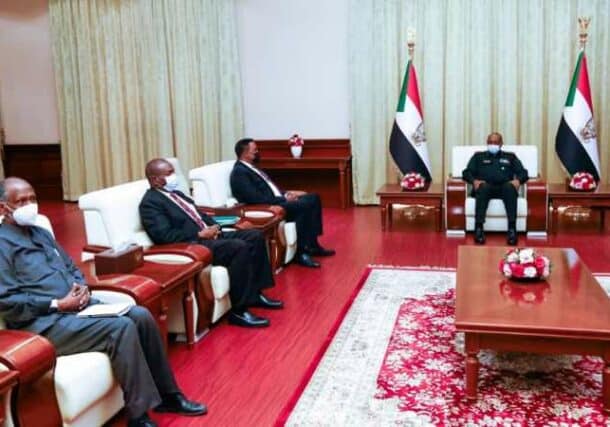 Burhan meets IGAD delegation