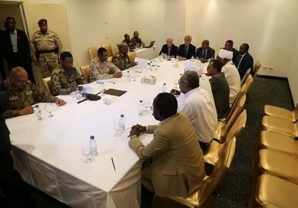 FFC, military leaders meeting i Khartoum in 2019