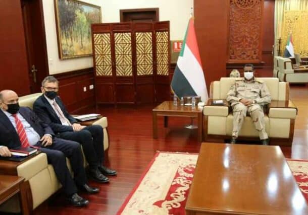 Hemetti meets trilateral mechanism delegation