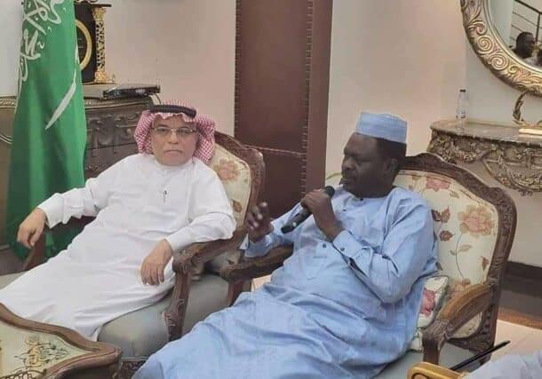 Minnawi with Saudi Ambassador