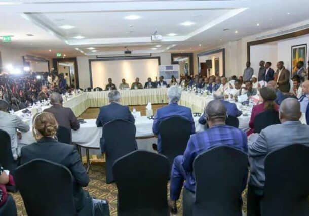 The opening session of the Intra-Sudanese dialogue process on June 8, 2022