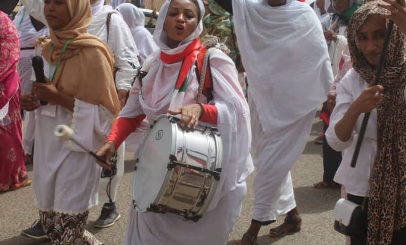 Women protest