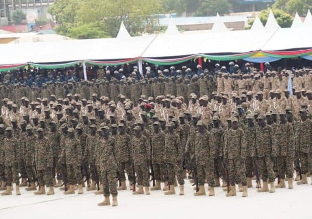 Graduation of South Sudan joint forces