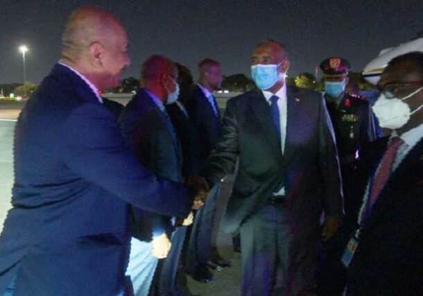 Al-Burhan arrives at at John F. Kennedy International Airport