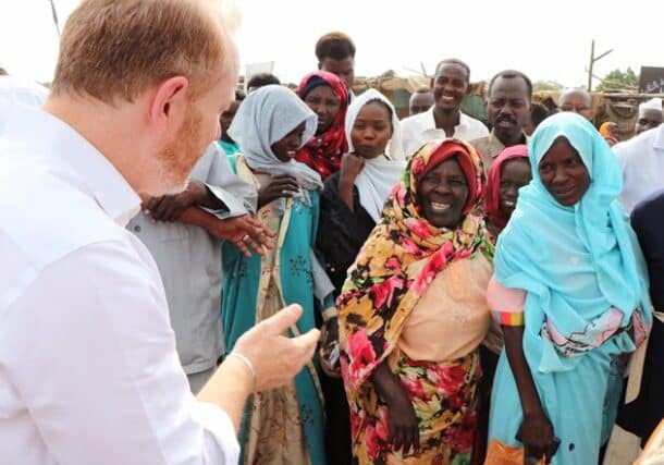 Godfrey in Zamzam camp