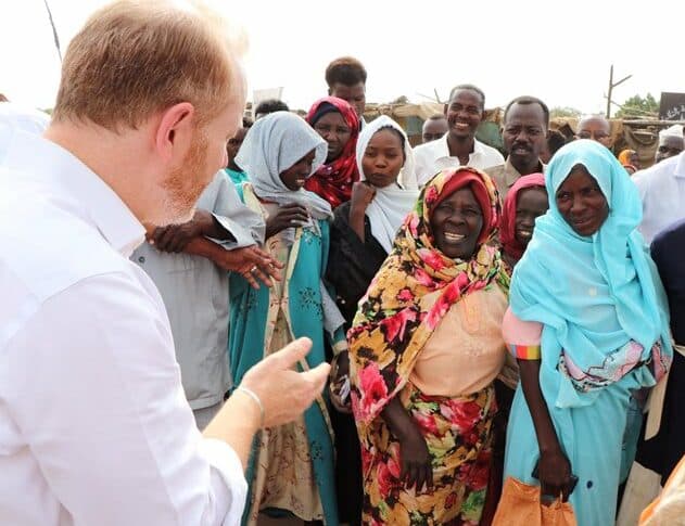 Godfrey in Zamzam camp