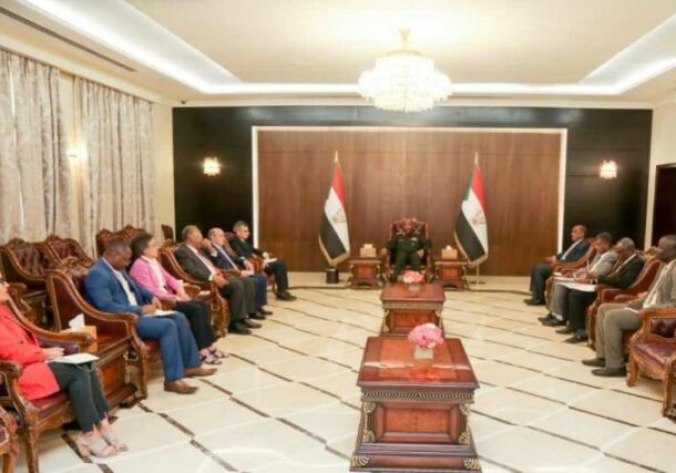 Al-Burhan meets Trilateral Mechanism to discuss an agreement to restore civilian transtions in Sudan on October 11, 2022