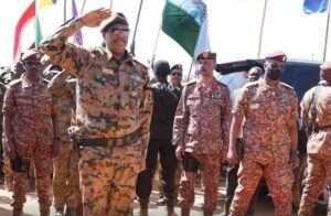 Al-Burhan salutes troops