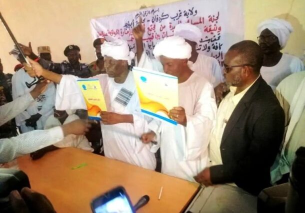 Humer and Misseriya leaders sign cessation of hostilities agreement on September 19, 2022