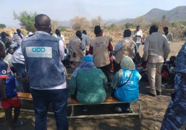 ADD team visits the refugees in Yabagar village ofwad almahi locality Blue Nile region near border with Ethiopia on Nov 25, 2020