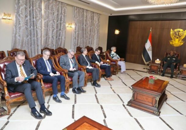 Al-Burhan meets EU and US special envoys on February 8, 2023