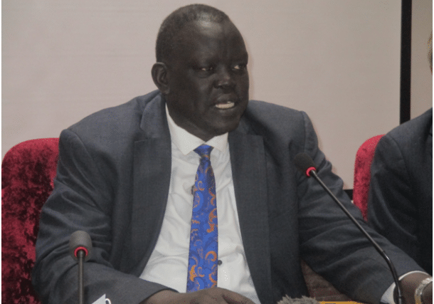 South Sudan's Acting Foreign Affairs minister. Deng Dau Malek (City Review photo)