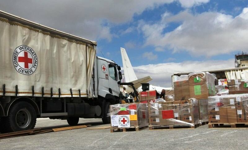 ICRC plane delivered eight tonnes of medical material to Sudan on April 30, 2023