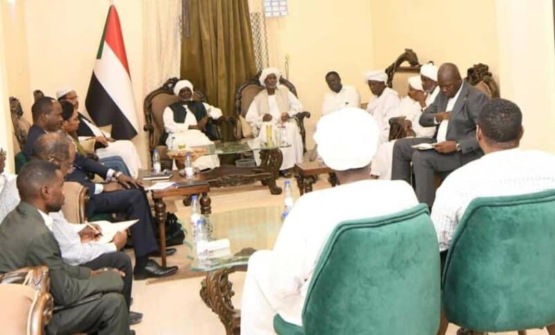 Leaders of the non-signatory Democratic Bloc meet on April 5, 2023