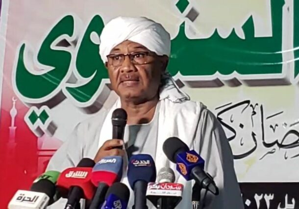 NUP Secretary General al-Wathiq Al-Berir sepaks on April 9, 2023