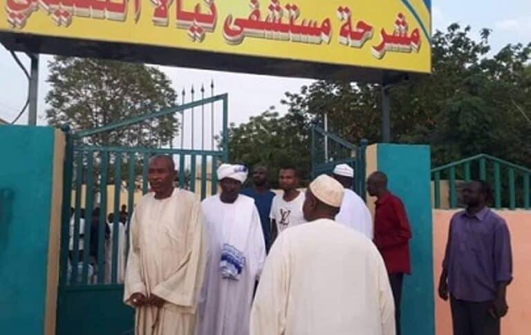 South Darfur government secretary general visits Nyala morgue where three were killed during the SAF-RSF clashes on 15 April 2023