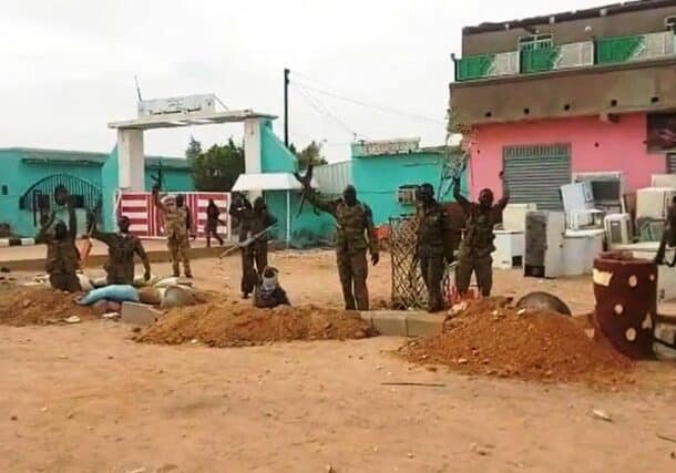 Sudanese soldiers Nyala