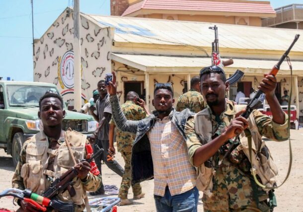 Sudanese army in Port Sudan