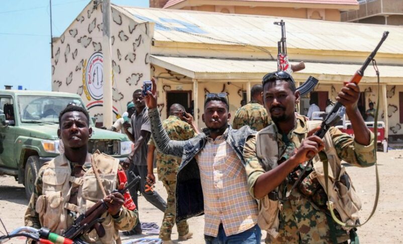Sudanese army in Port Sudan