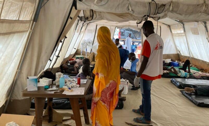 Over 300 wounded Sudanese arrive in eastern Chad hospital on 14, 15, 16 June , 2023 says MSF