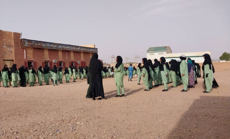 A women militray training camp in Ad-Damer the capital of the Nil River State (ST photot)