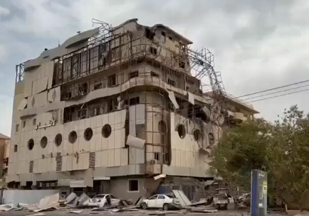 Doctors' Hospital in Khartoum destroyed on August 2, 2023
