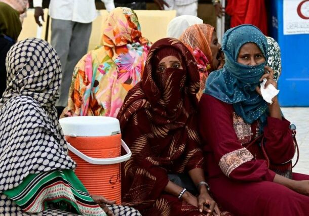 The conflict has massively displaced people within the country, with Port Sudan being a refuge for many IDPs (AFP photo)