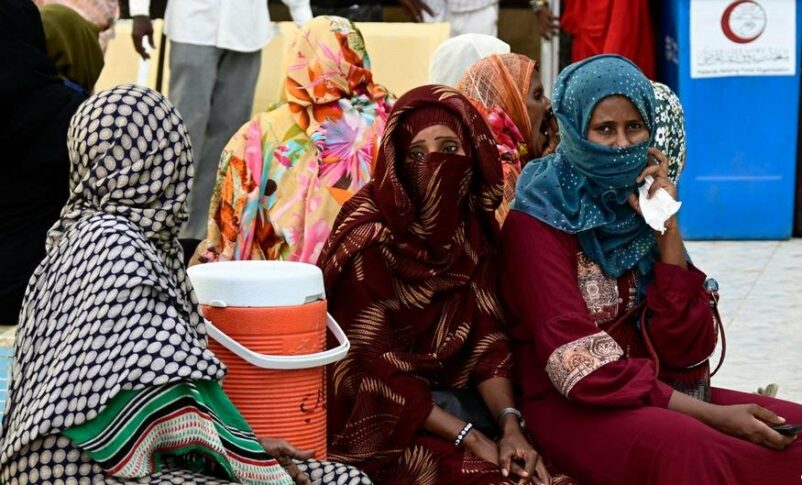 The conflict has massively displaced people within the country, with Port Sudan being a refuge for many IDPs (AFP photo)