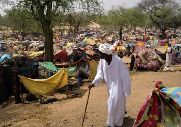Thousands displaced by the clashes between the Sudanese army and RSF paramilitary (UN photo)