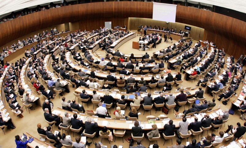 A general view of participants during the 29th Regular Session of the Human Rights Council in Geneva AFP photo