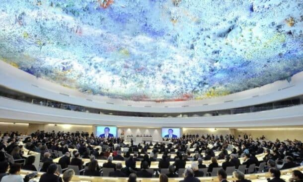 A general view of participants during the 29th Regular Session of the Human Rights Council in Geneva on Nov 18, 2008. UN photo