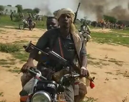 Beni Halba tribal fighters attack a Salamat area in South Darfur on September 4, 2023