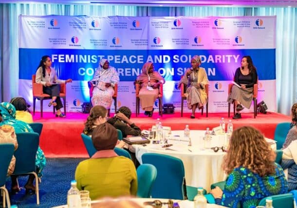 Participants at the solidarity conference with Sudanese women held in Nairobi on November 23-24, 2023