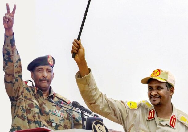 Al-Burhan and Hemetti (AFP photo)