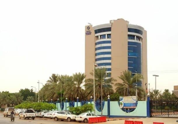 Sahel and Sahara Bank tower in Khartoum