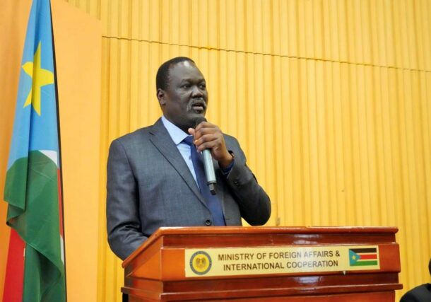 South Sudan's Deputy Minister of Foreign Affairs Ramdan M Abdallah Goch