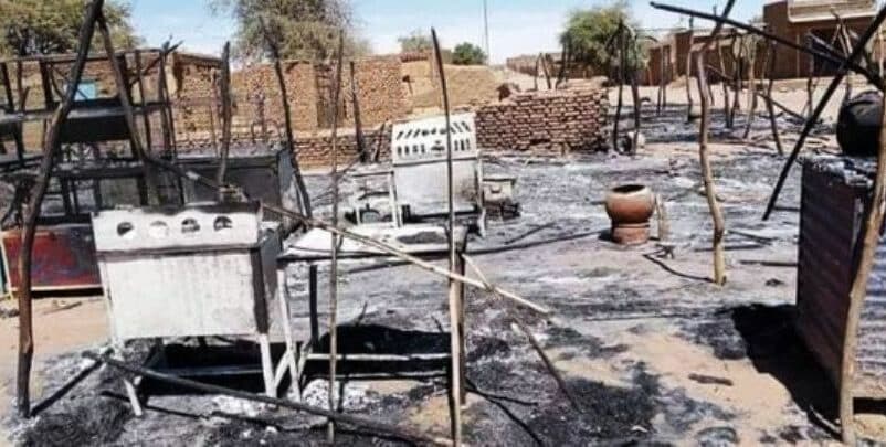 Popular Market in Malit North Darfur after limted clashes between Darfur joint force and armed men in January 27, 2024