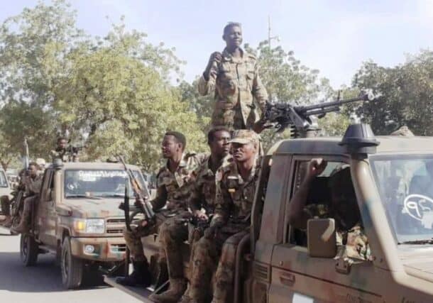 Sudanese army troops in Khartoum, file photo