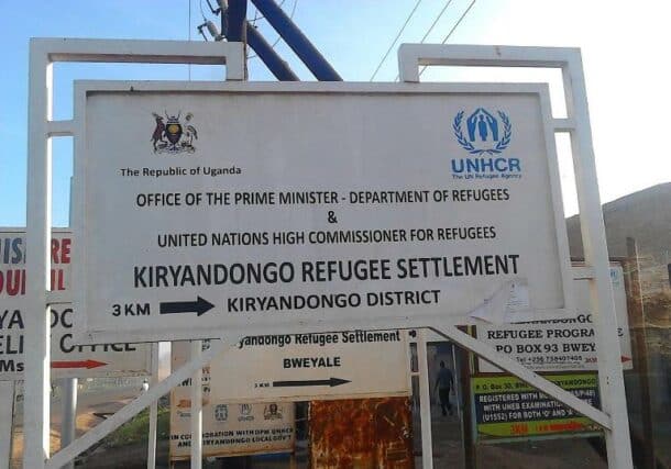 Kiryandongo refugee camp in Uganda