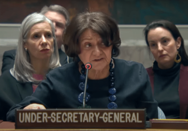 Rosemary DiCarlo, Under-Secretary-General for Political and Peacebuilding Affairs