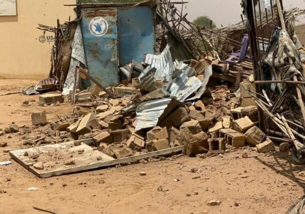 Child malnutrition centre in Abu Shouk centre shelled by the RSF on June 27, 2024