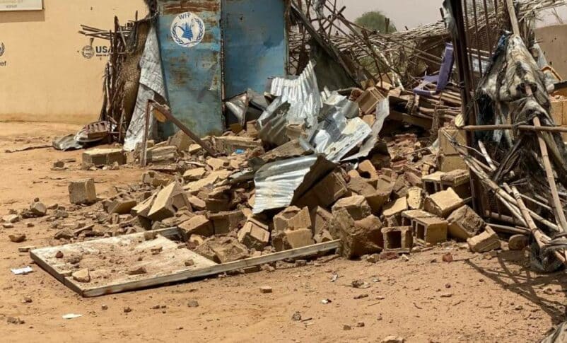 Child malnutrition centre in Abu Shouk centre shelled by the RSF on June 27, 2024