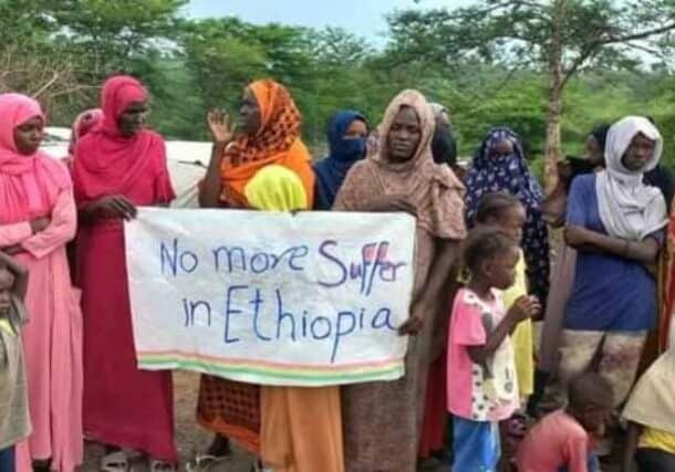 Sudanese refugees in Ethiopia call on the UN refugee agency to move them to another country