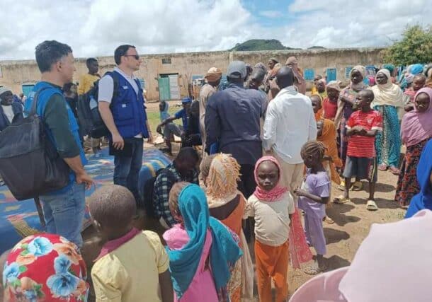 A team of aid worker received in a SLM-controlled area on August 2, 2024