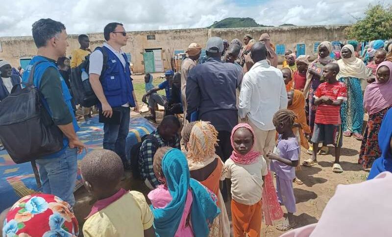 A team of aid worker received in a SLM-controlled area on August 2, 2024